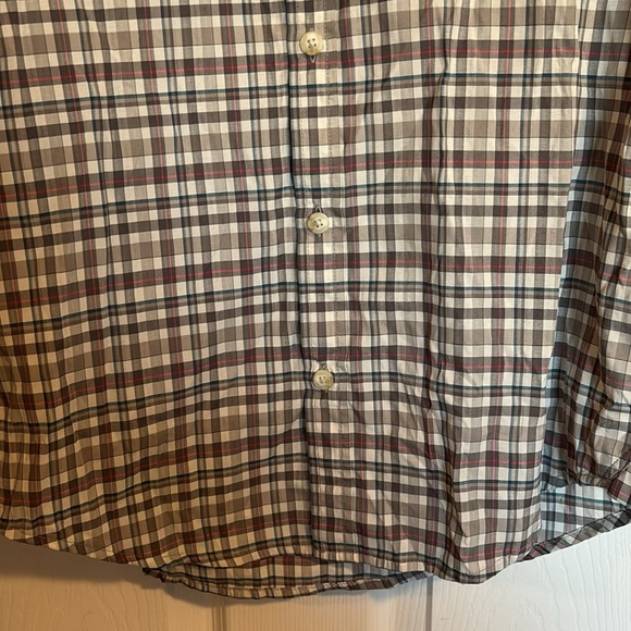 Exofficio men’s white and tan short sleeve button down shirt size medium - Picture 5 of 9